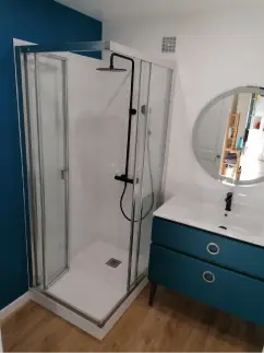 rénovation complète d'une salle de bain à Vertou