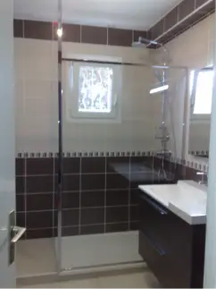 rénovation complète d'une salle de bain à Vertou