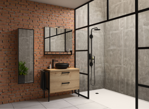 Rénovation salle de bain avec panneau Rezé