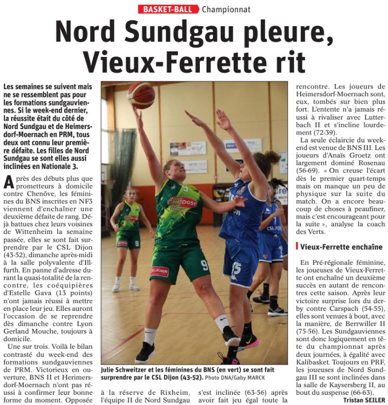Nord Sundgau pleure, Vieux-Ferrette rit