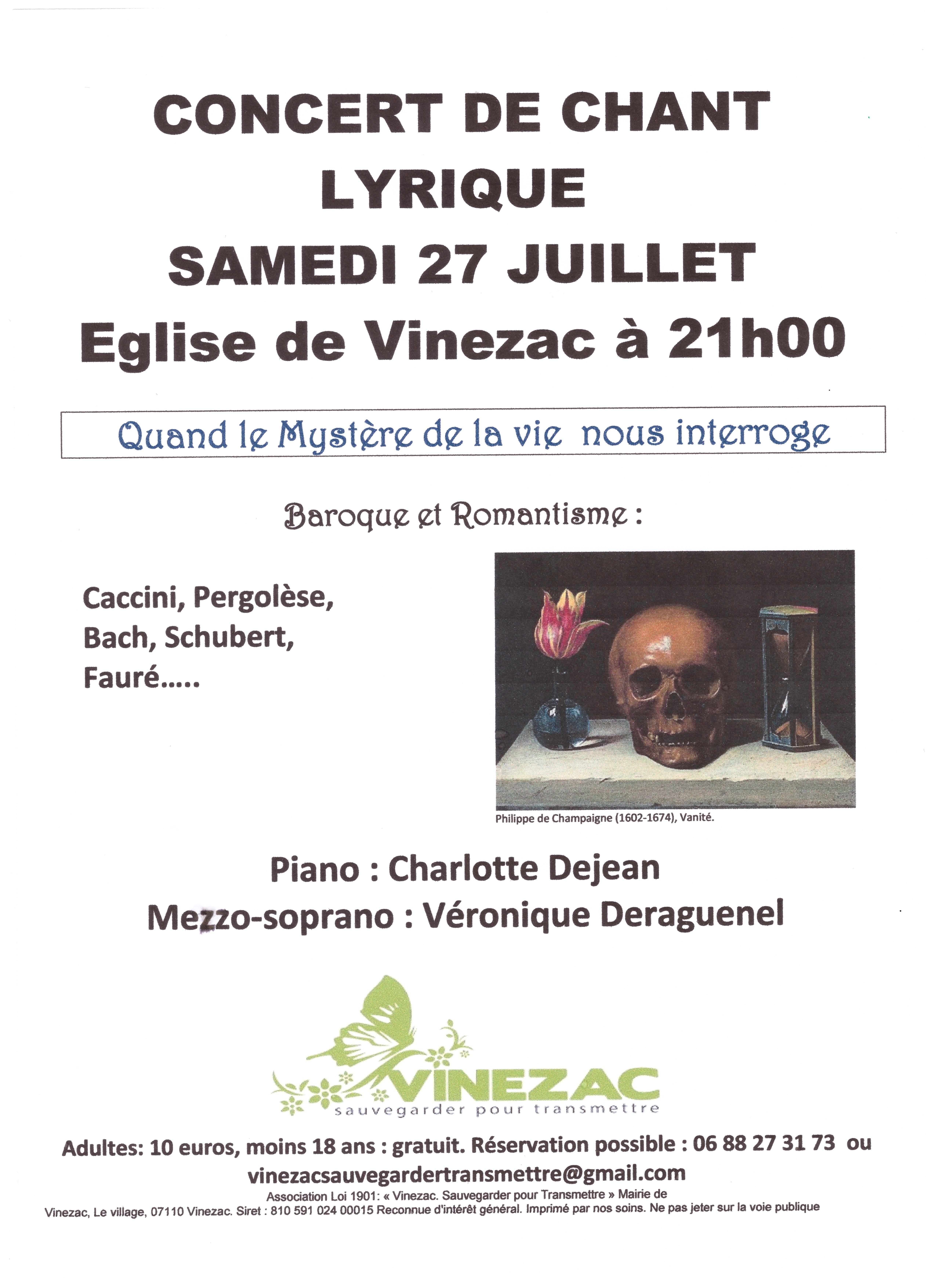 Affiche concert 27 juillet 001