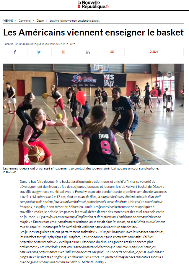 Frenchy 2nde edition au vvb 2020