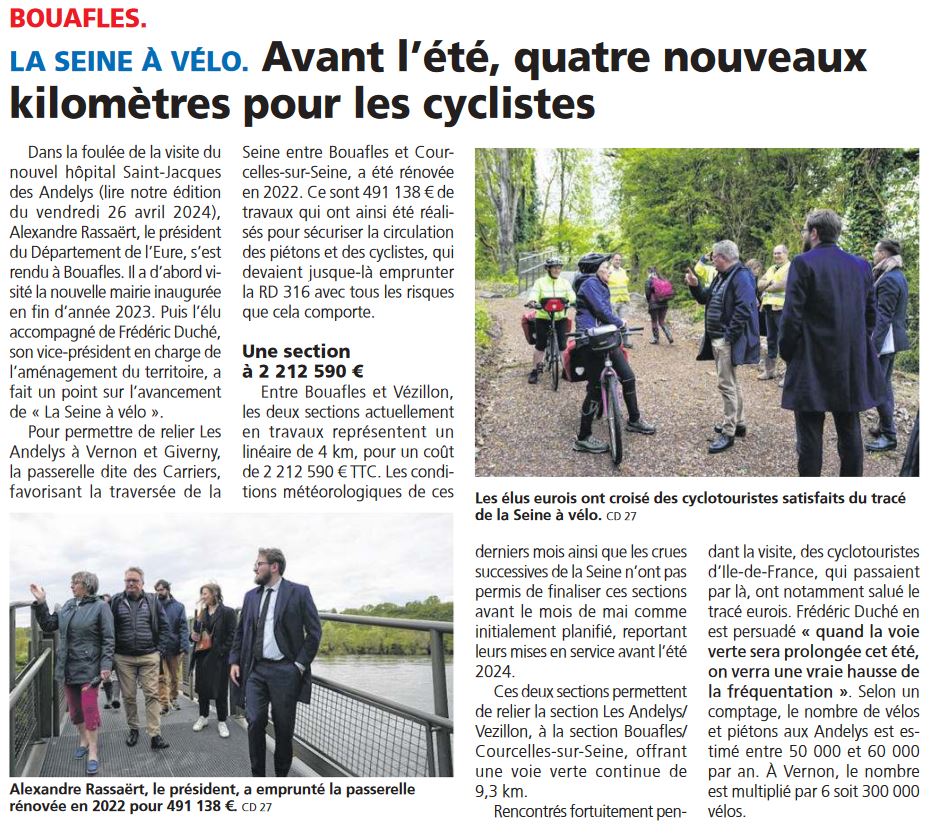 2024 Revue-de-presse seine-a-velo Bouafles