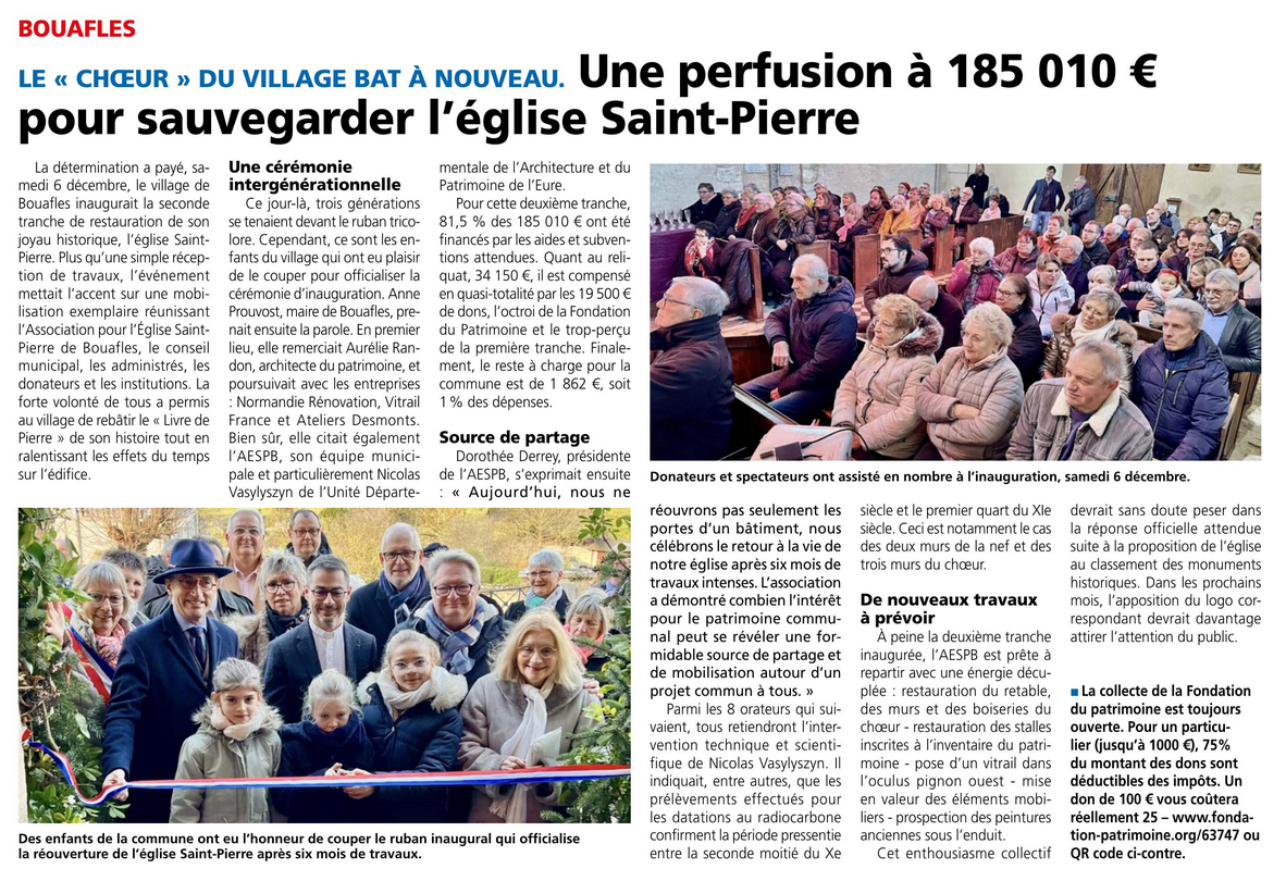 PRESSE inauguration-eglise