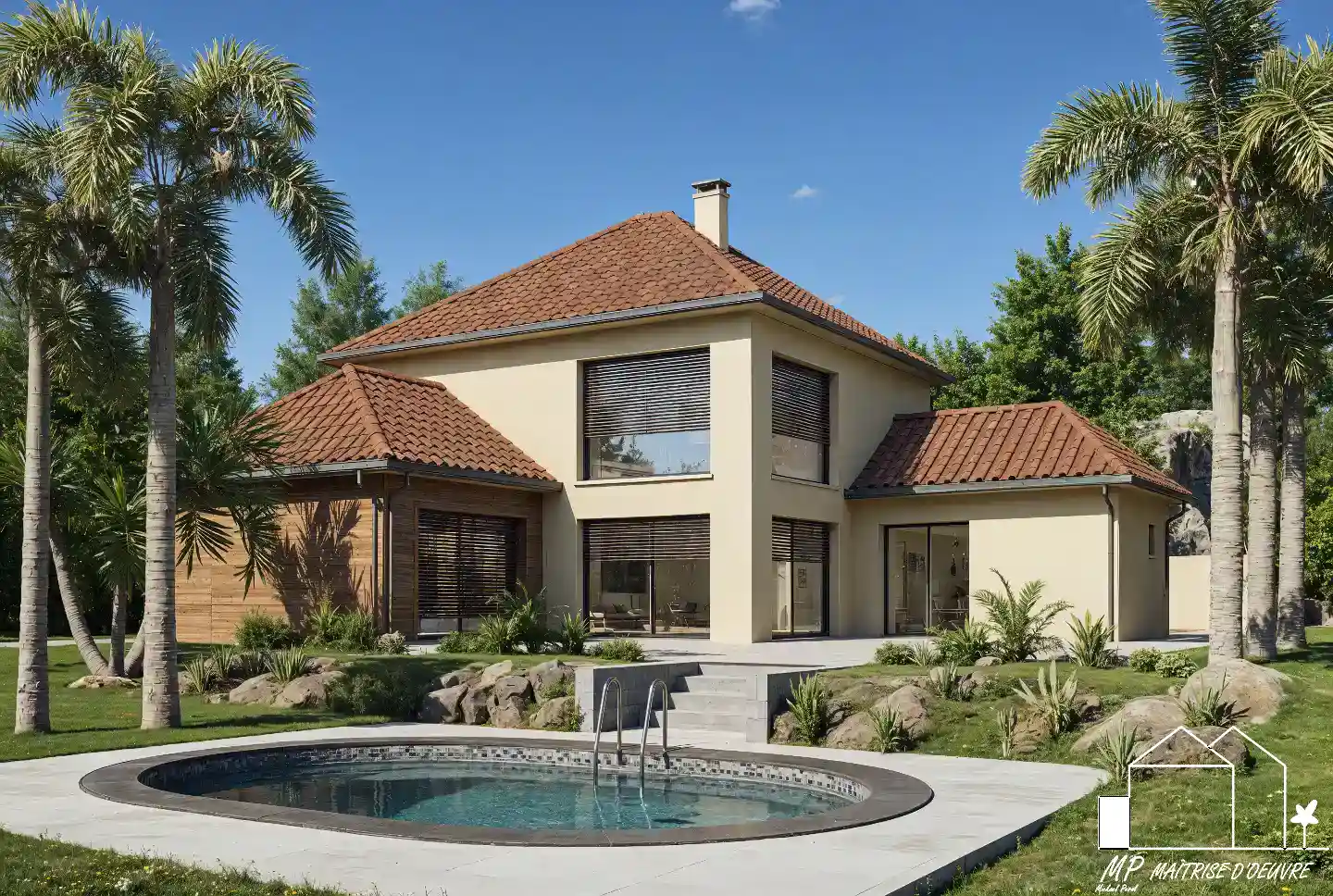 Maison avec piscine entre Rennes et Nantes