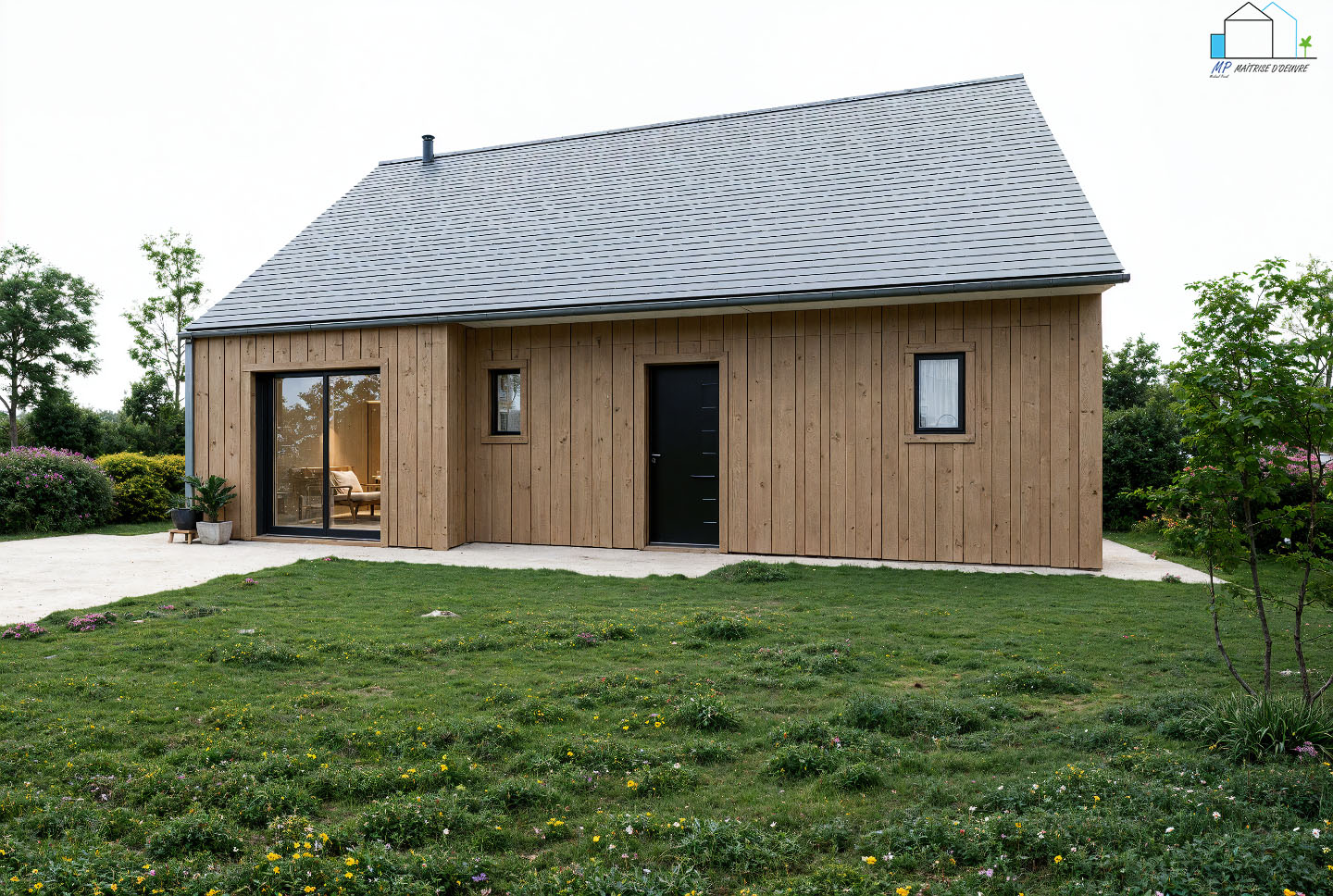 Construction-Maison-Bois-Essé