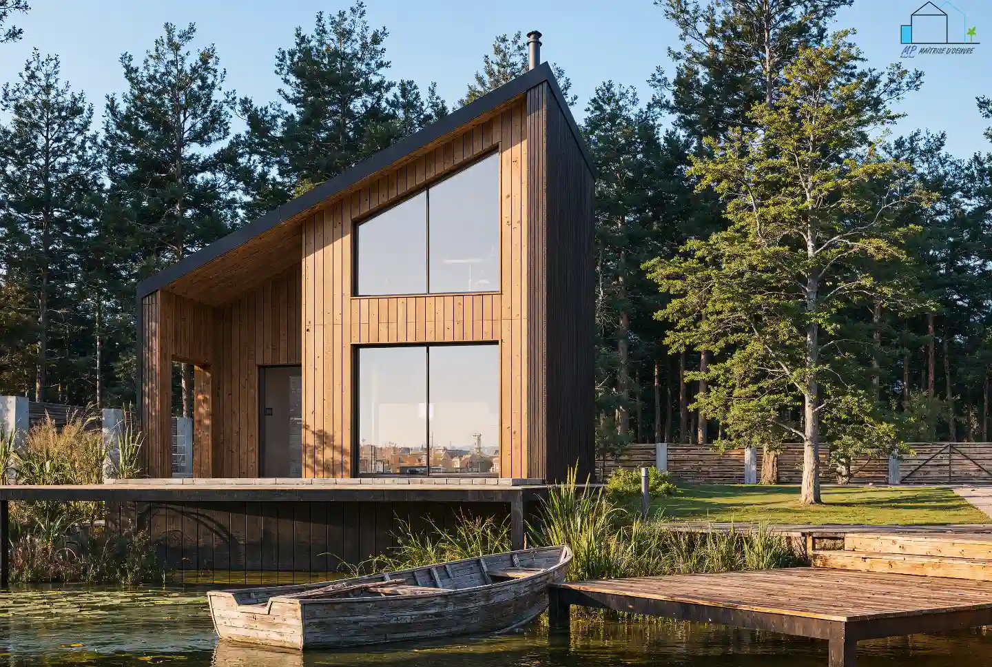 Construction bois maison de vacances