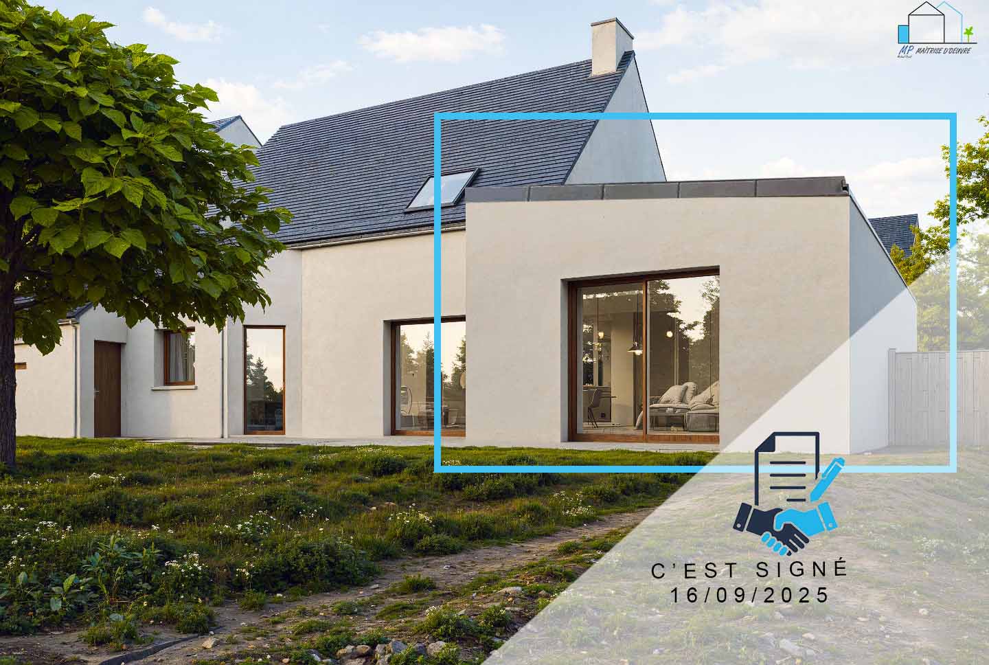 Extension d'une maison à L'Hermitage