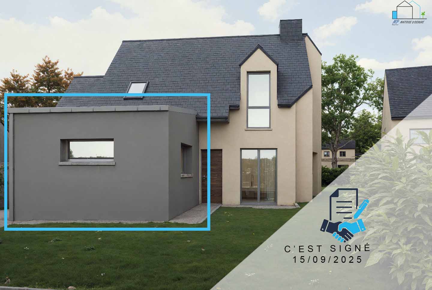 Extension d'une maison à Bain de Bretagne