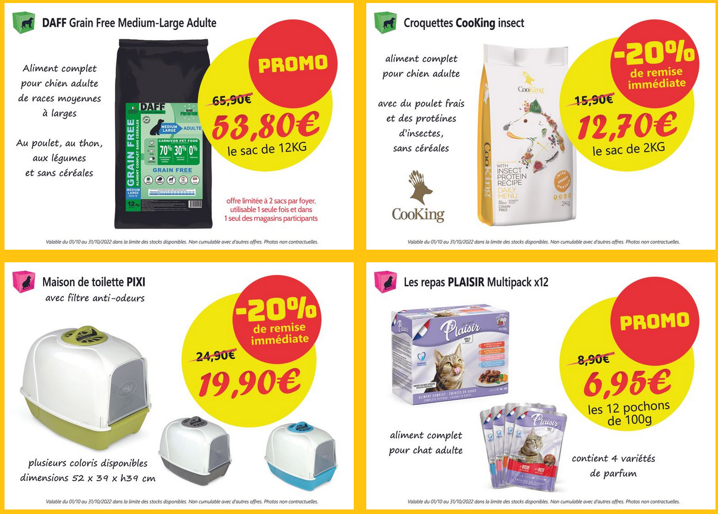 Promos octobre