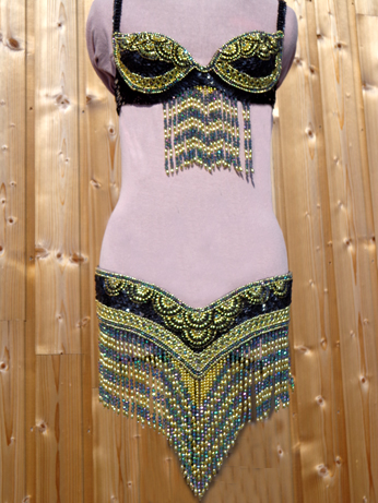 Cajoux costume carnaval bresilien noir