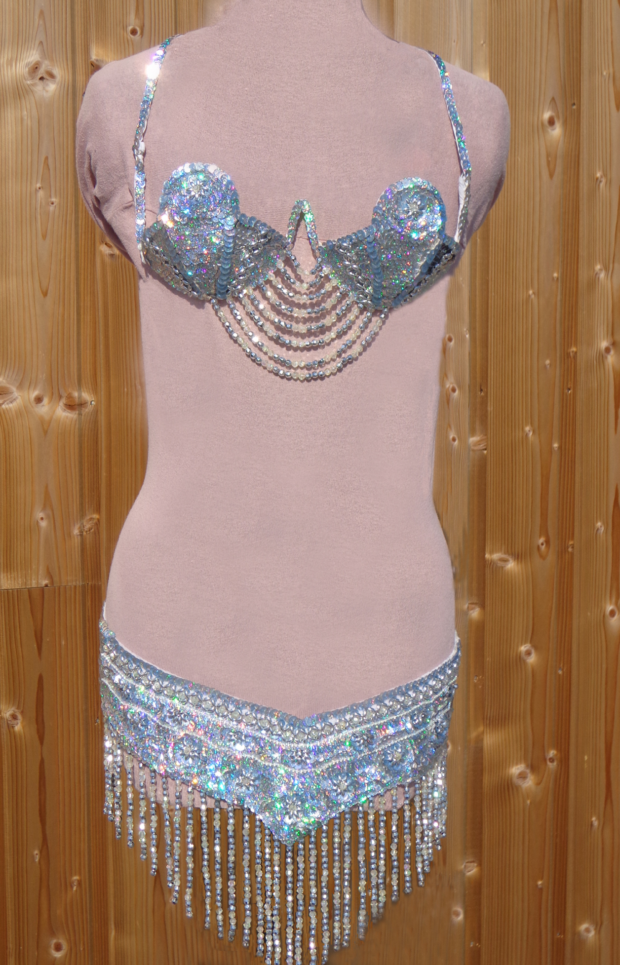 Cajoux costume de samba argente
