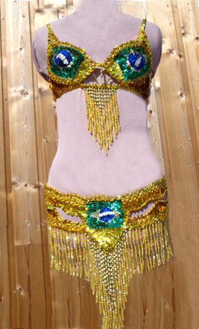 Cajoux costume carnaval Bresil progress