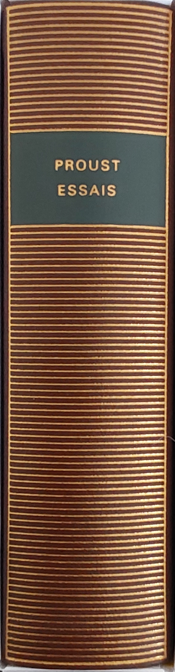 Volume 229 de Marcel Proust dans la Bibliothèque de la Pléiade.