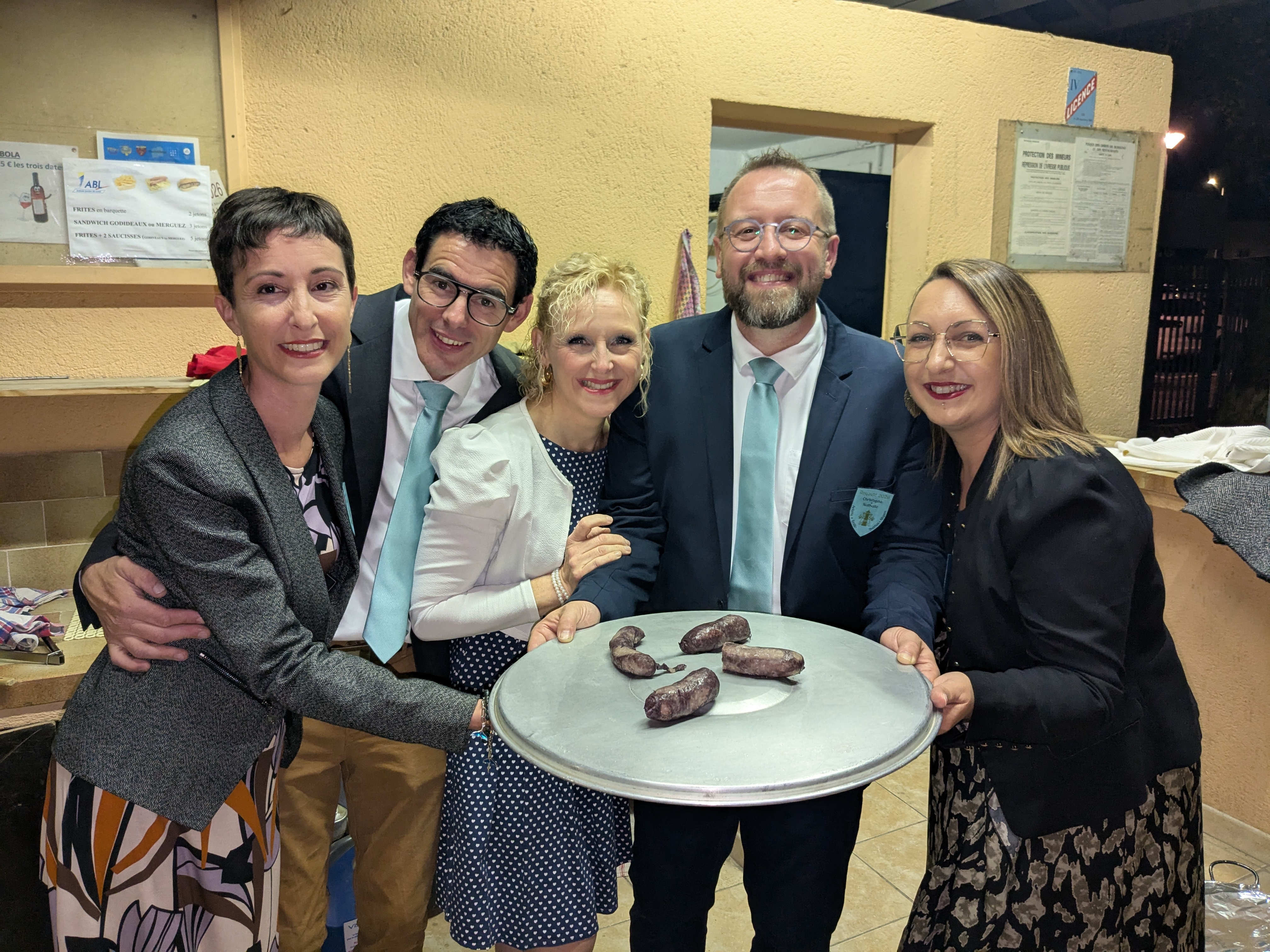 Les saucisses "royales" de Nathalie et Christophe