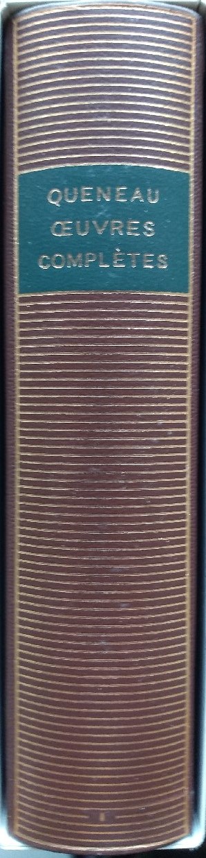Volume 358 de Raymond Queneau dans la Bibliotèque de la Pléiade