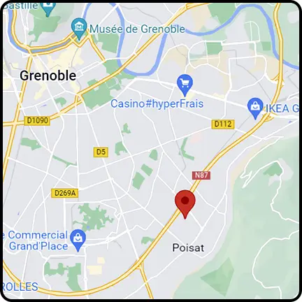 carte et adresse du bujinkan isère kiso no kaizen dojo