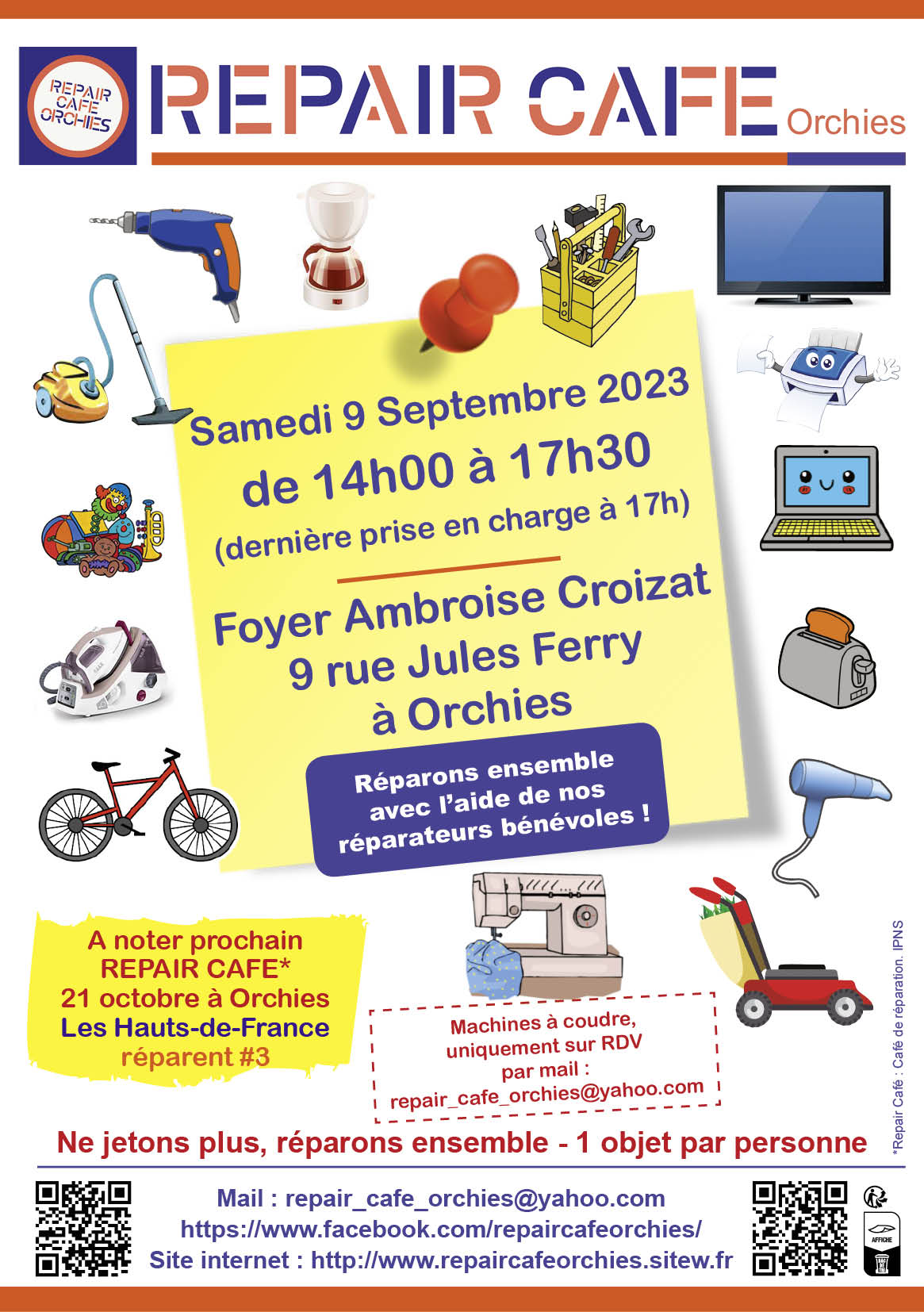 Repair cafe 09 09 2023