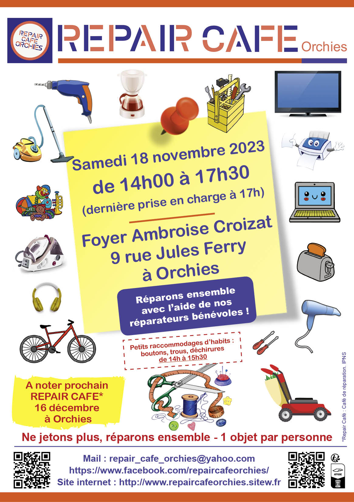 Repair cafe 18 11 2023
