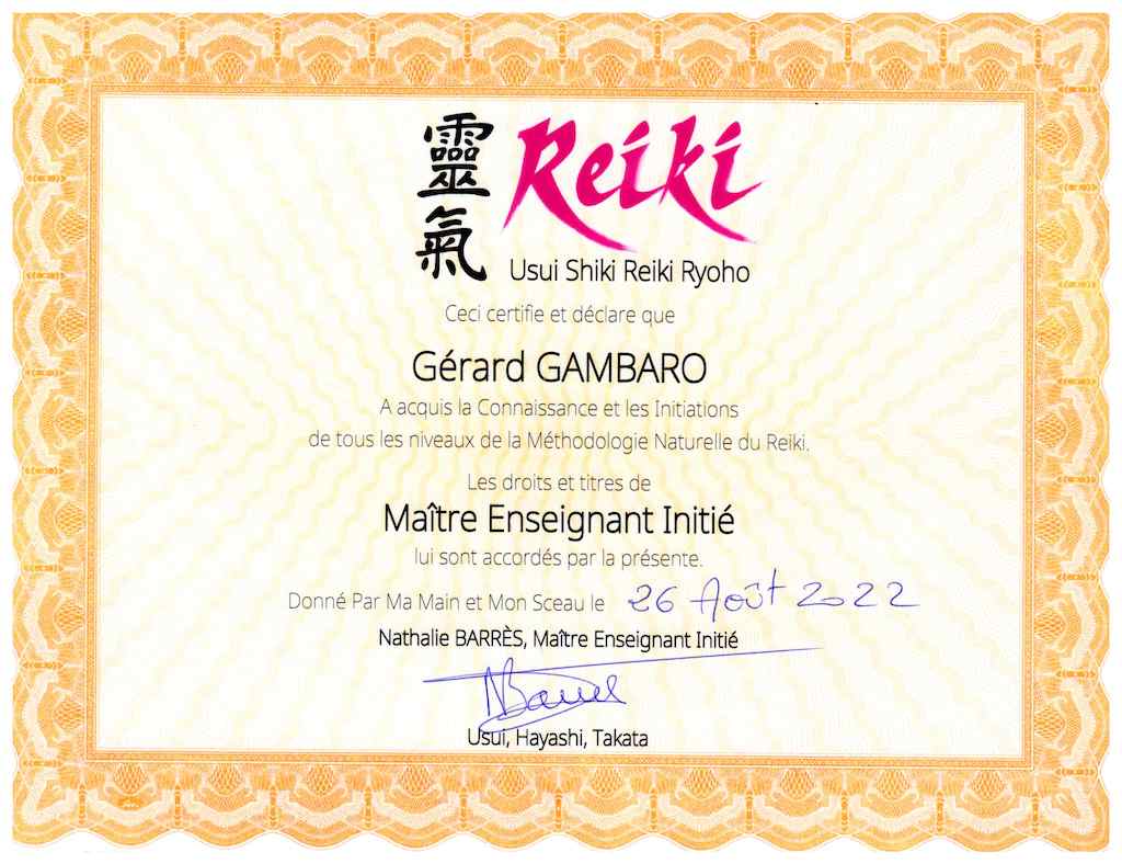 Attestation initiation reiki 4 gerard gambaro reiki connexion 1024x600