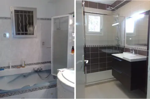 Rénovation Création Complète ou Partielle de Salle De bain à Vertou 44