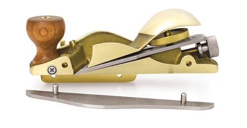 Le rabot court LIE-NIELSEN n° 140B-L gauche (plaque amovible ôtée).