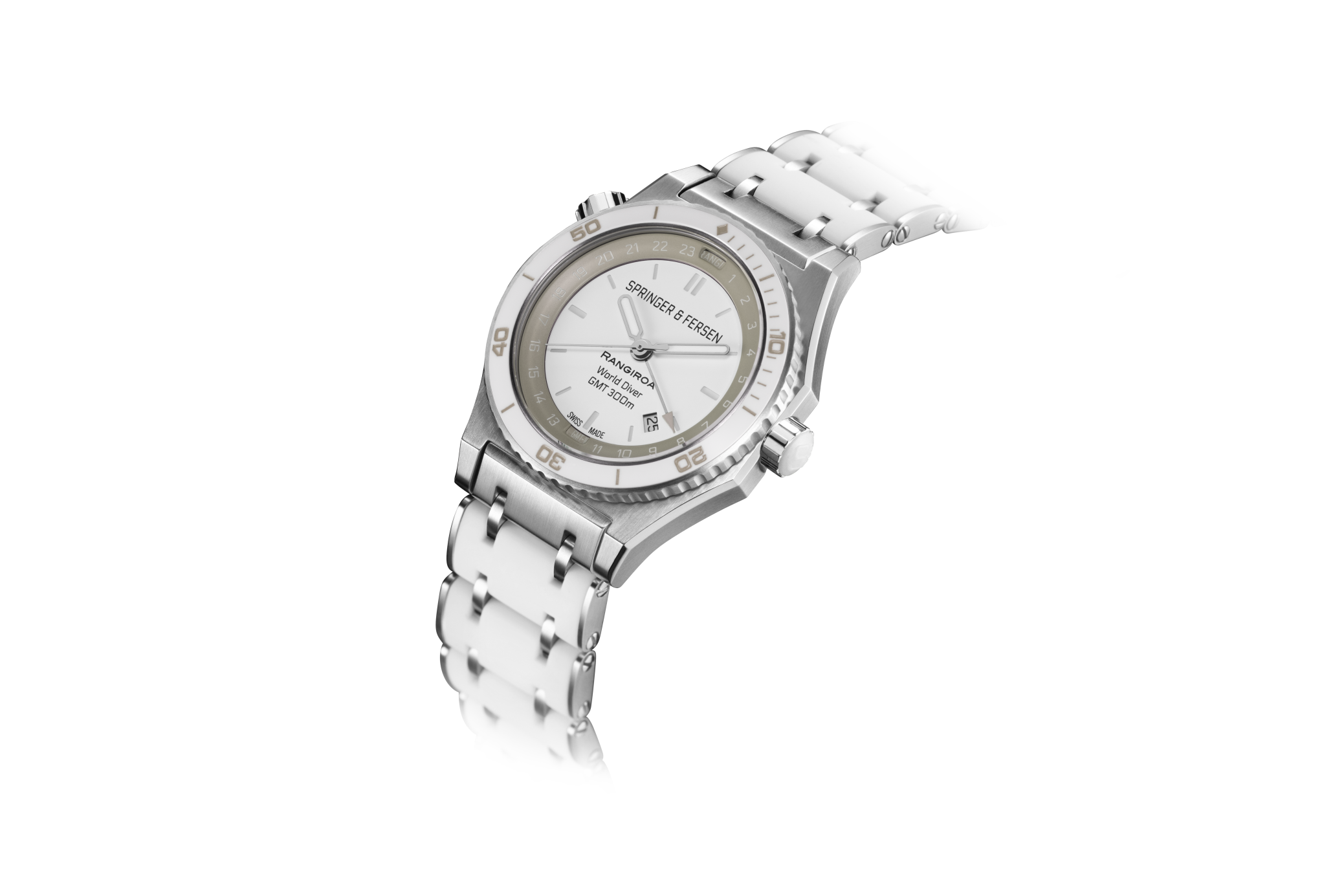 3 4 tiare white metal