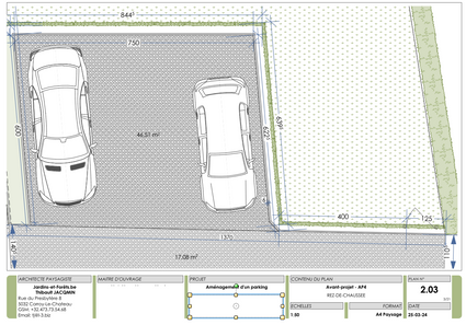 Amenagement d un parking