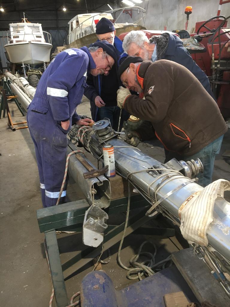 J23 boreas mat de montage de la platine embase de winch 