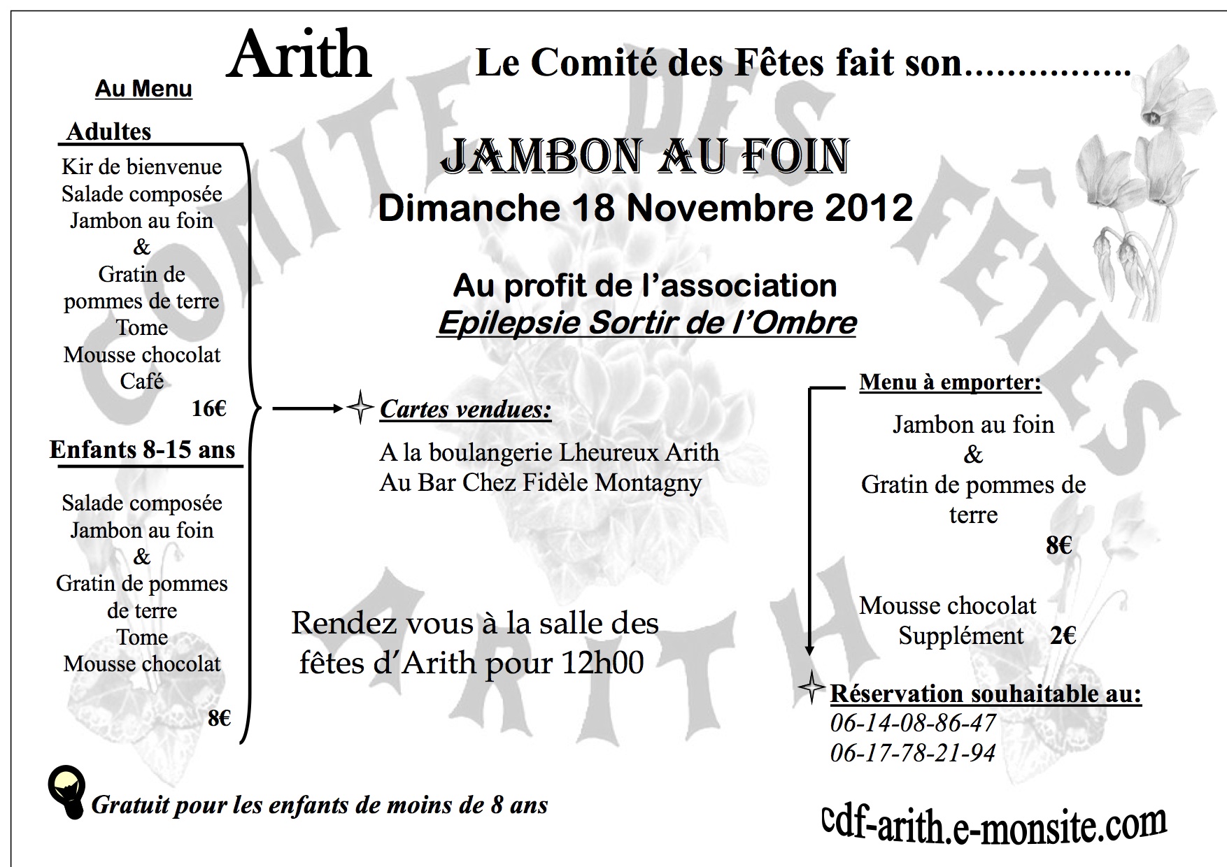 Affiche Jambon A4 2012pub