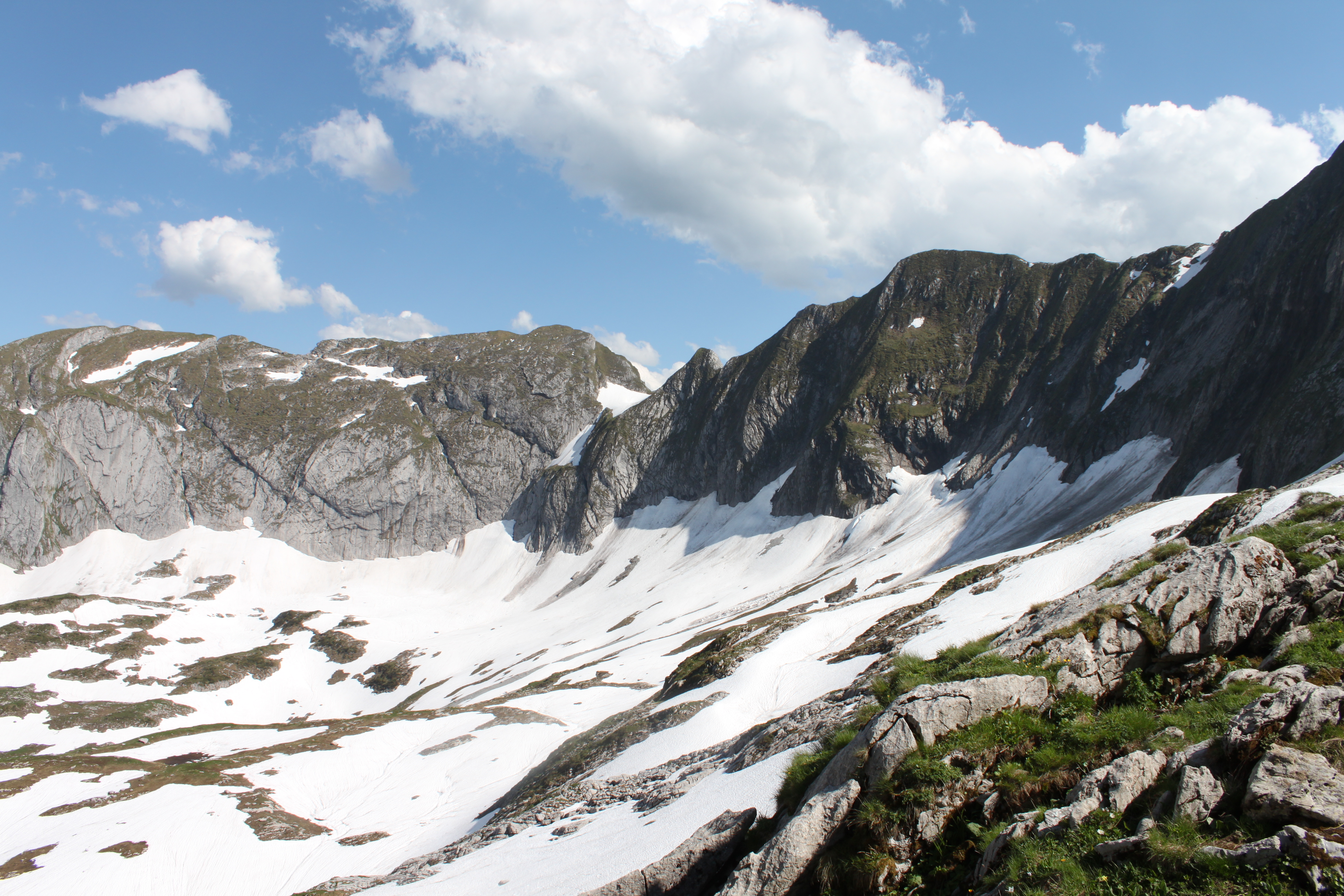 Cirque montagneux dans la réserve du Vanil Noir