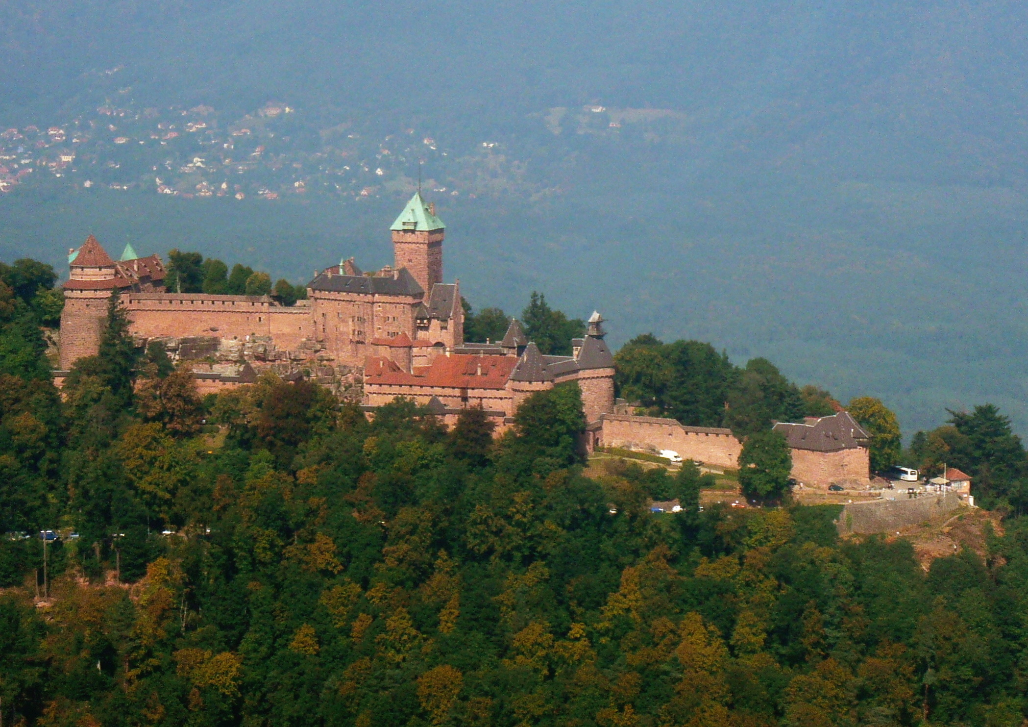 France haut koenigsbourg aerial view  cropped 