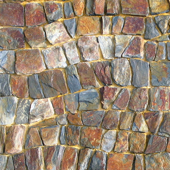 Mosaic - mosaïque - peau crocodile - ardoise - pierre - gris - peaux de bête - matière naturelle - ondulation - ora mosaïques