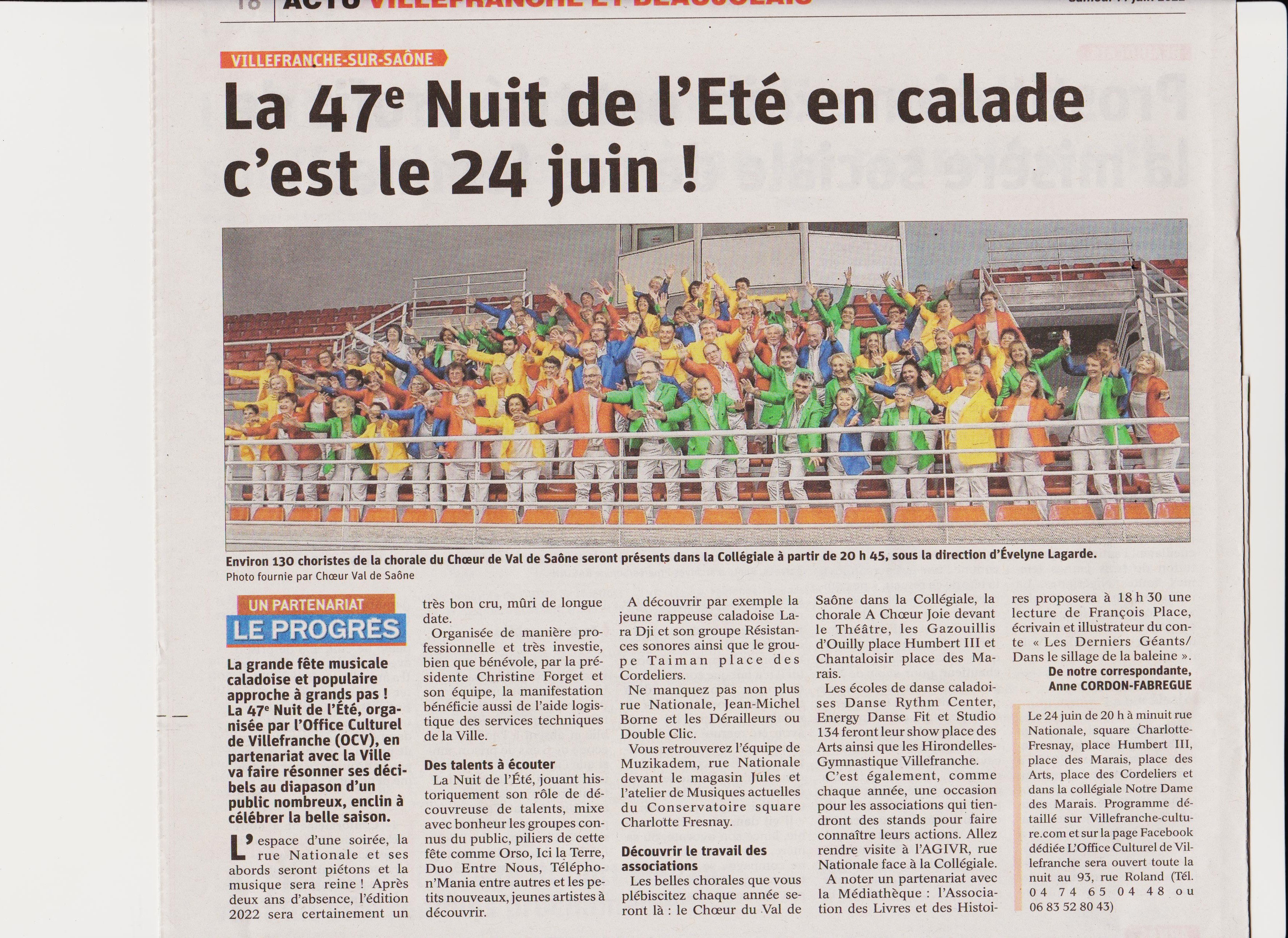 Le progres 11 06 2022 article vds 001