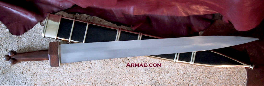 Gladius Hispaniensis. Lame 65cm.
Source : ™Armae.com