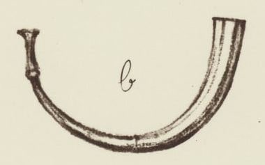 Buccina de l'armée romaine
Source : Trompettes militaires de Amédée Forestier