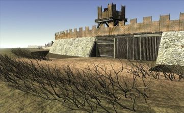 Reconstitution fortification alésia jules cesar