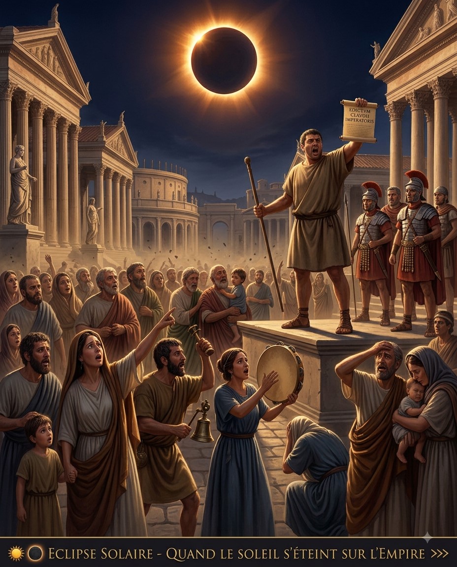 ECLIPSE SOLAIRE - QUAND LE SOLEIL S'ÉTEINT SUR L'EMPIRE 