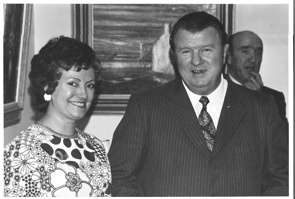 Yvonne et Henry Gesegnet 1973 medaille d argent