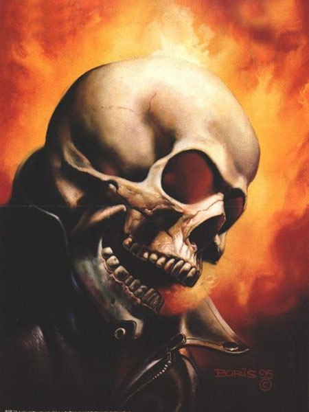 Painting Boris Vallejo Hell s Angel