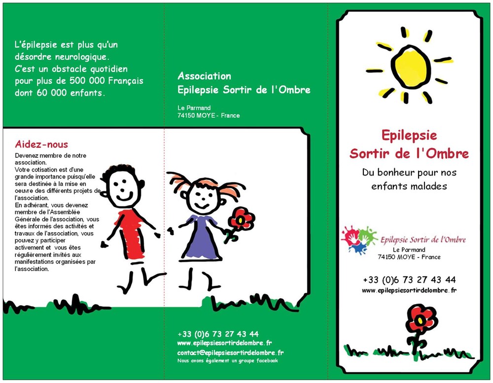 Flyer 3 volets type 1 recto