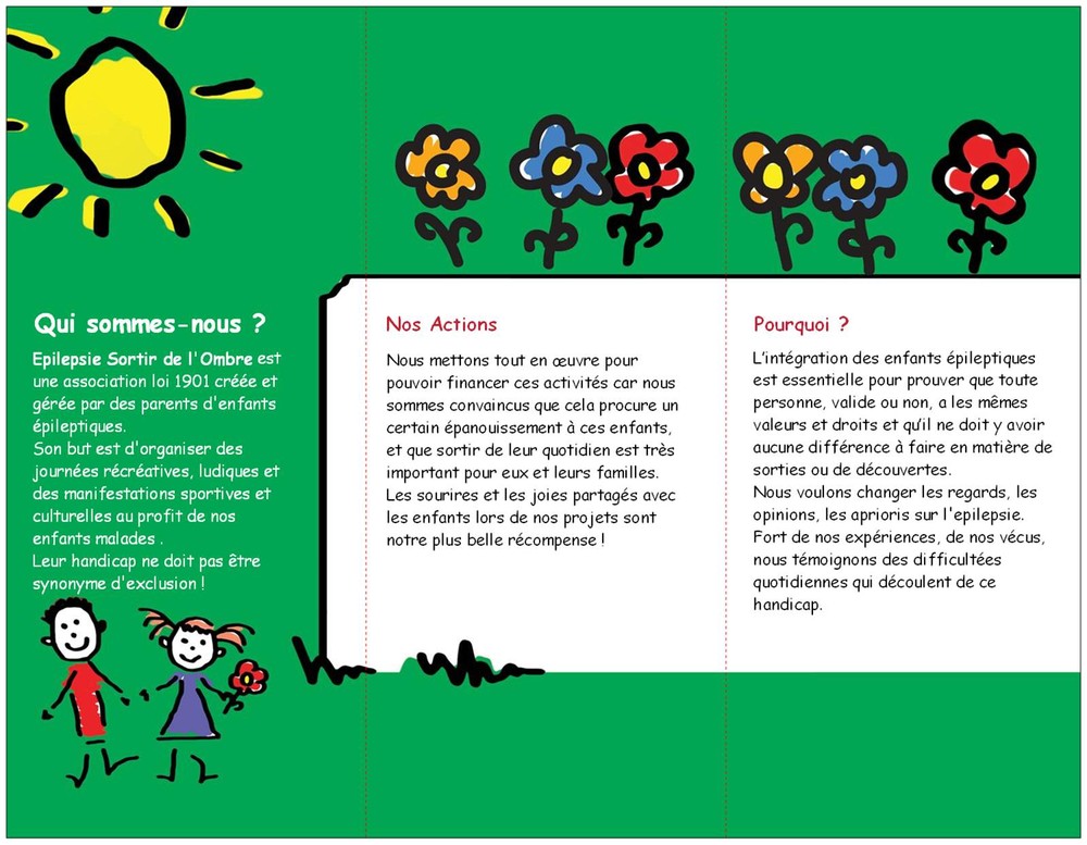 Flyer 3 volets type 1verso
