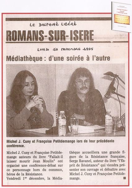 8 2 Le Dauphine Libere Lundi 20 Novembre 1995 Archives MJC FP