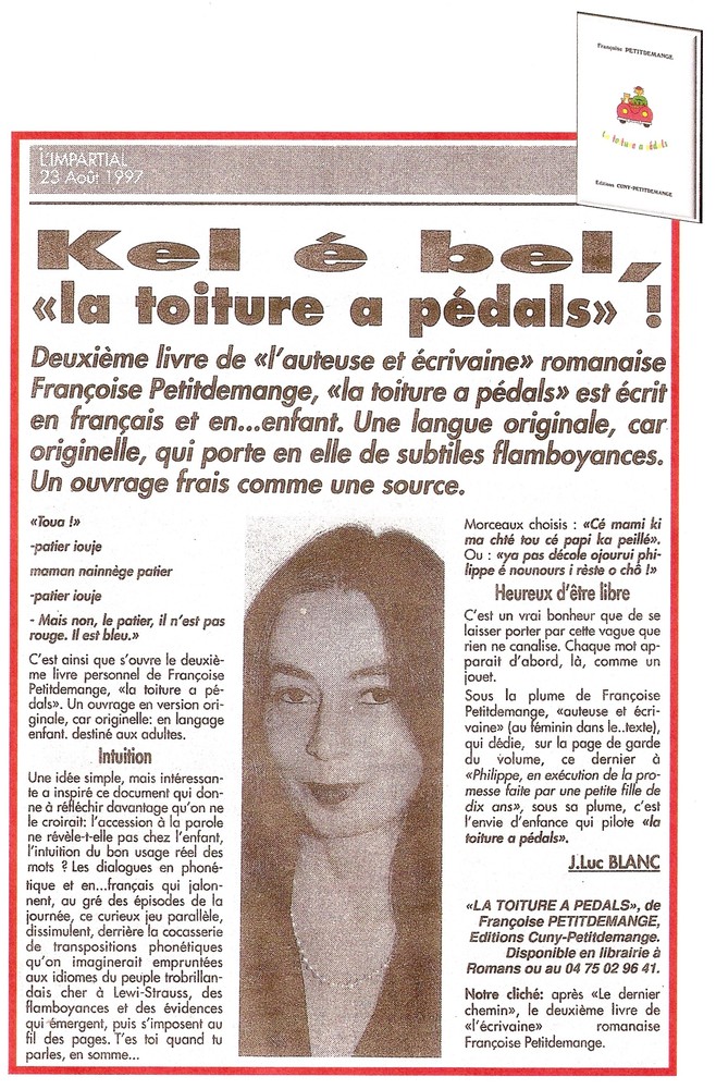 7 2 L Impartial Samedi 23 Aout 1997 Archives FP MJC