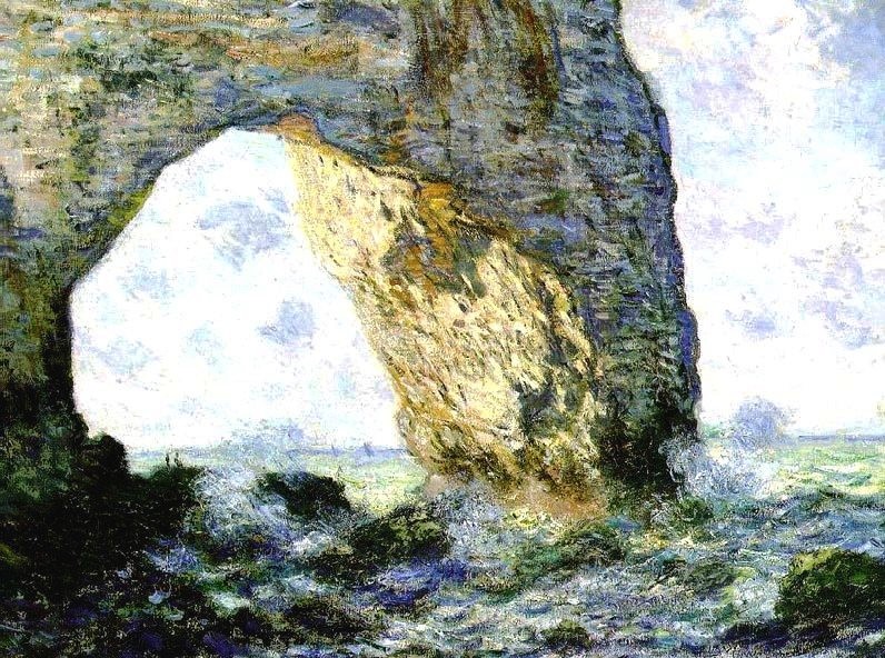 Monet manneporte l