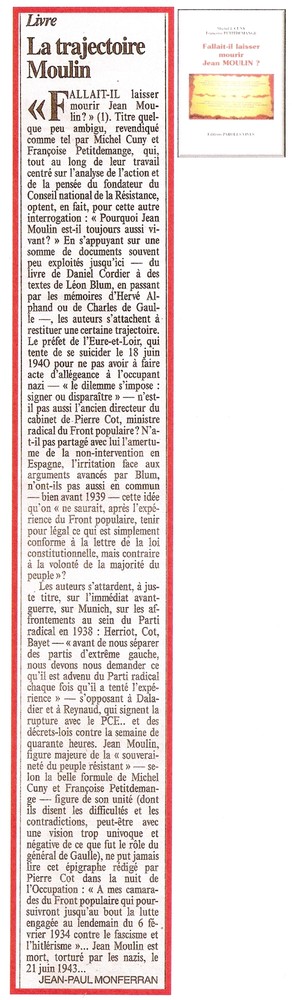 8 2 L Humanite Lundi 30 Octobre 1995 Archives MJC FP