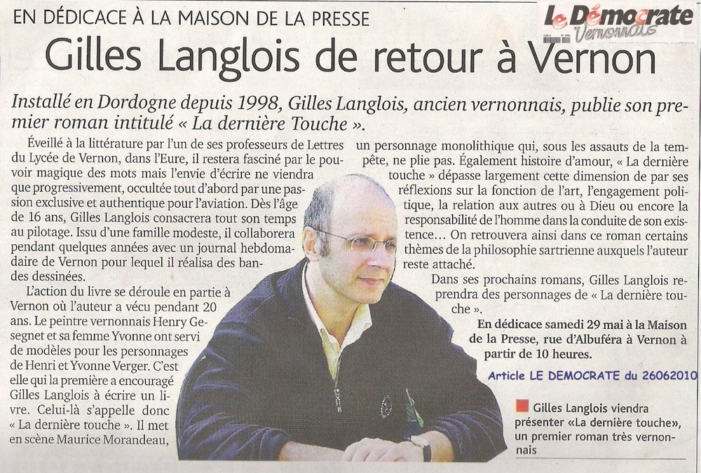 Article Le Democrate 26052010
