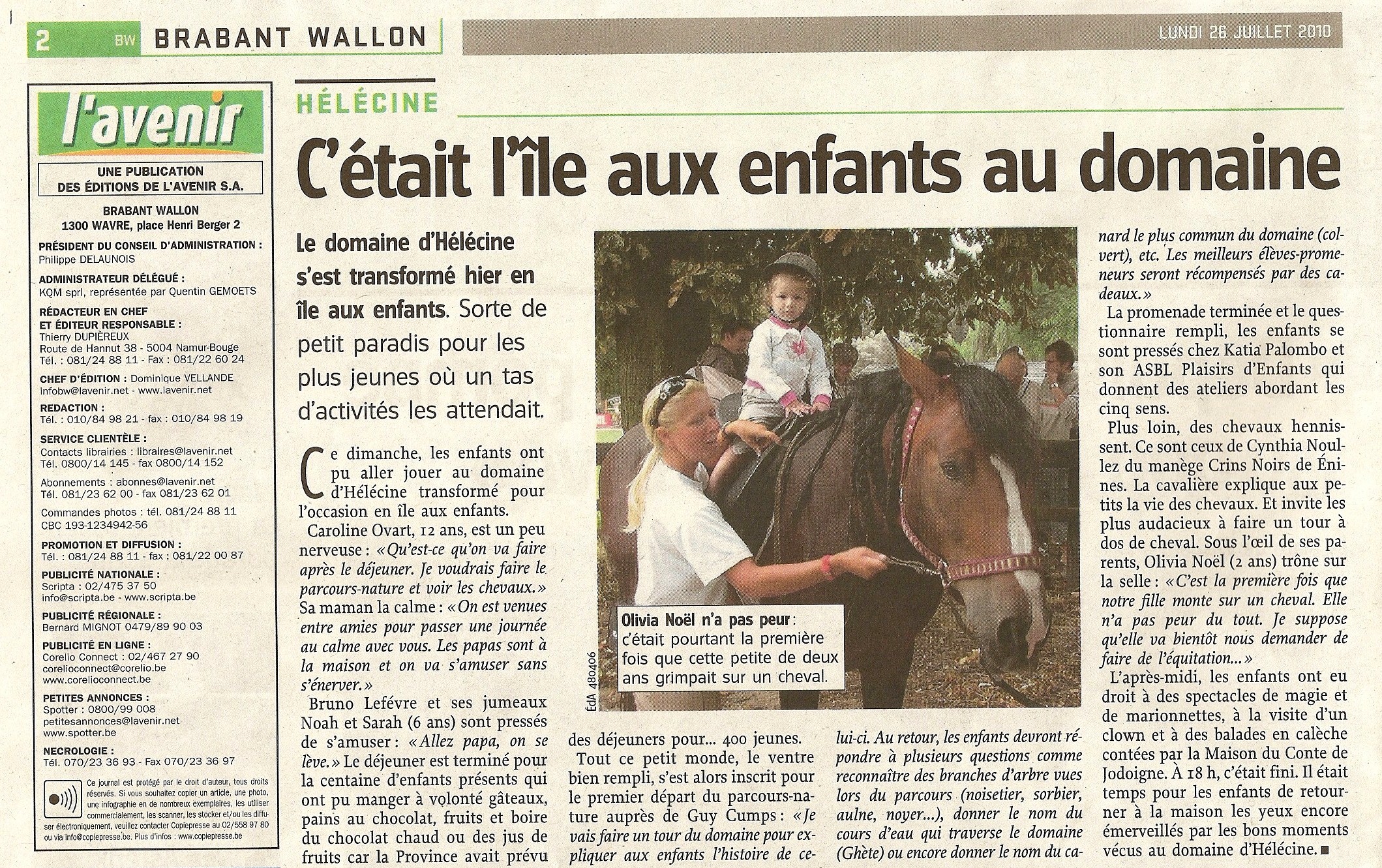 Scann article vers l avenir helecine