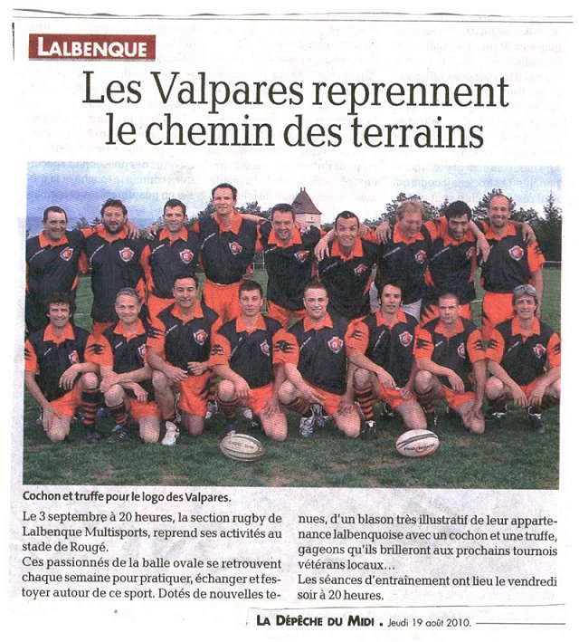 Article la depeche 19 08 10