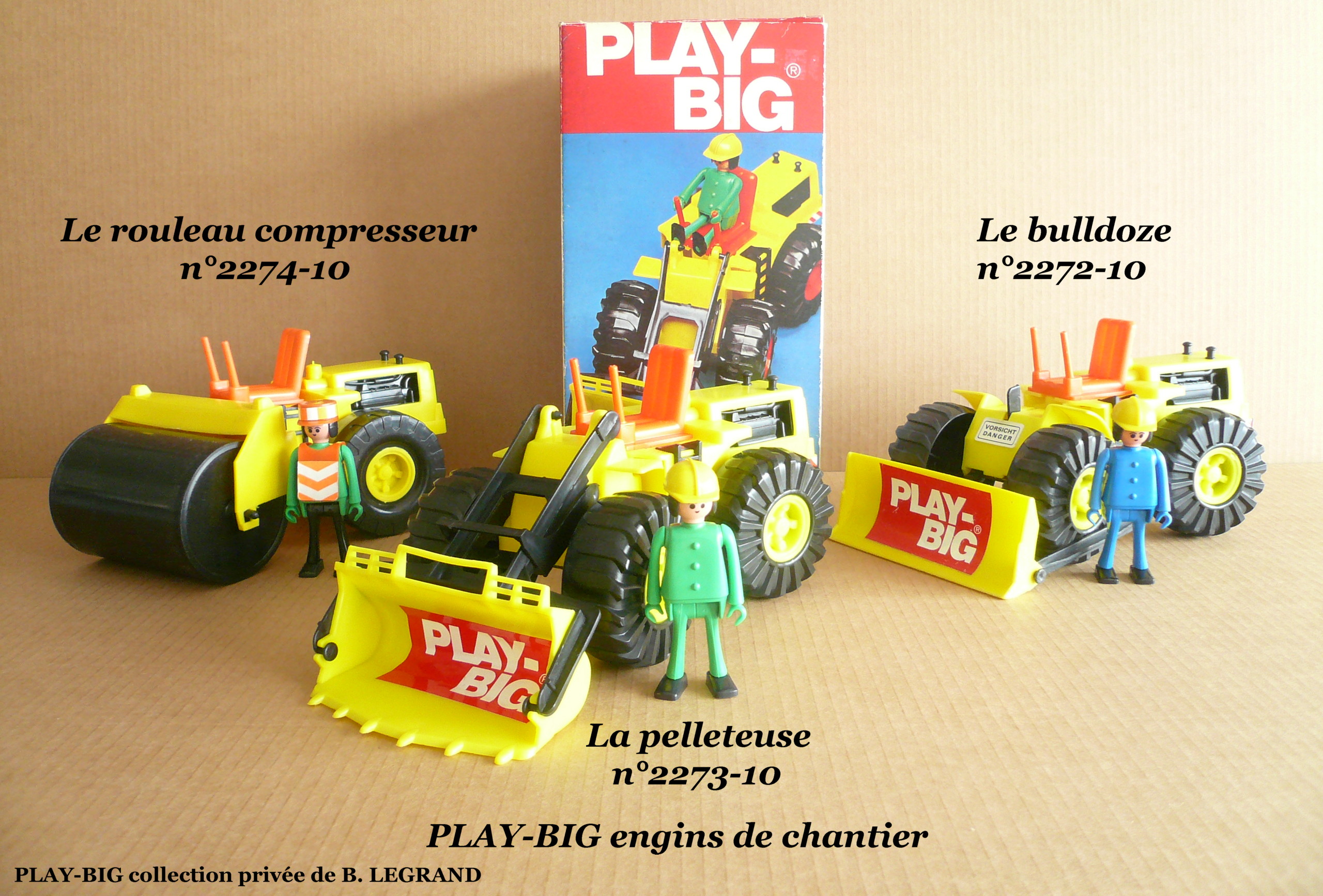 Les ouvriers voirie les engins de chantier